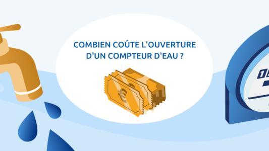 Ouverture compteur d'eau prix